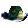 Surprise Light Up Flashing Fleur De Lis Cowboy Hat SU3330062